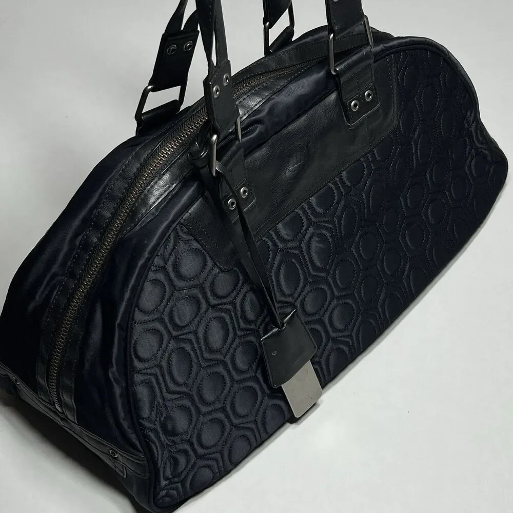 Nike Women's Gym Club Duffel Bag Travel Black Rare Read Des